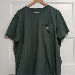 Carhartt Men's Forest Green Short Sleeve Tee XL